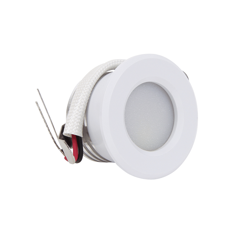 Mini Inbouwspots - 230V - 1,5W - Dimbaar - Mat Wit - Zonder trafo - Outledtl.nl